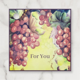 Vineyard Grapes Gift Tag — Orchard Harvest Gåvor Etiketter
