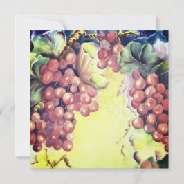 Vineyard Graphics Watercolor Greeting Card | Vin Kort