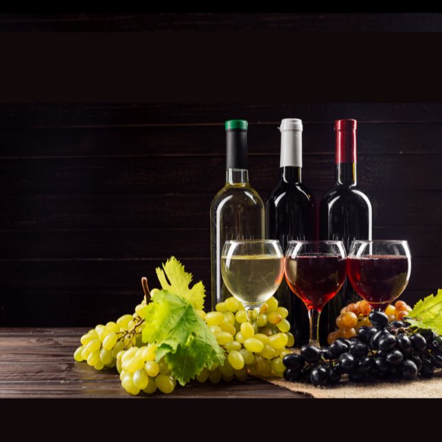 Vineyard Harmony Collection Vinflaska Etikett (“Where vineyard elegance meets timeless taste.”)