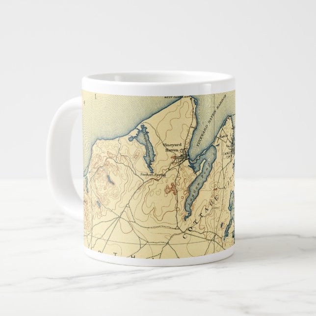 Vineyard Haven 1889 Coffee Mugg Jumbo Mugg (Framsida vänster)