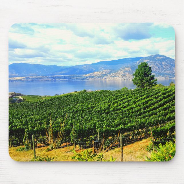 Vineyard Mountain Sjö Mouse Pad Musmatta (Framsidan)