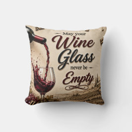 Vineyard Wine Lover Decor Kudde