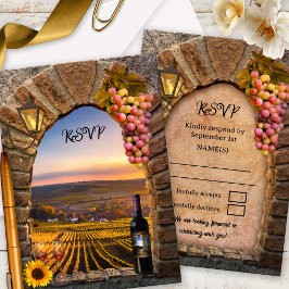 Vineyard Winery Classic Italia Bröllop OSA Kort