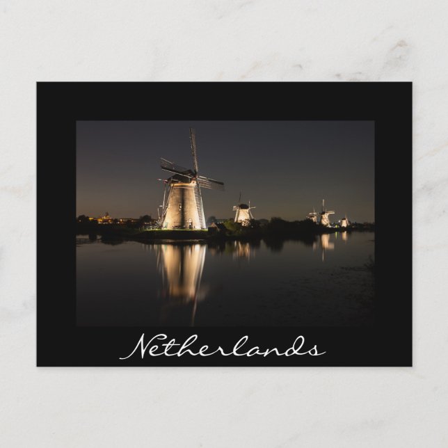 Vinfabriker belysta med nattsvart vykort (Framsida)