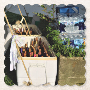Vinfestdäckel Underlägg Papper