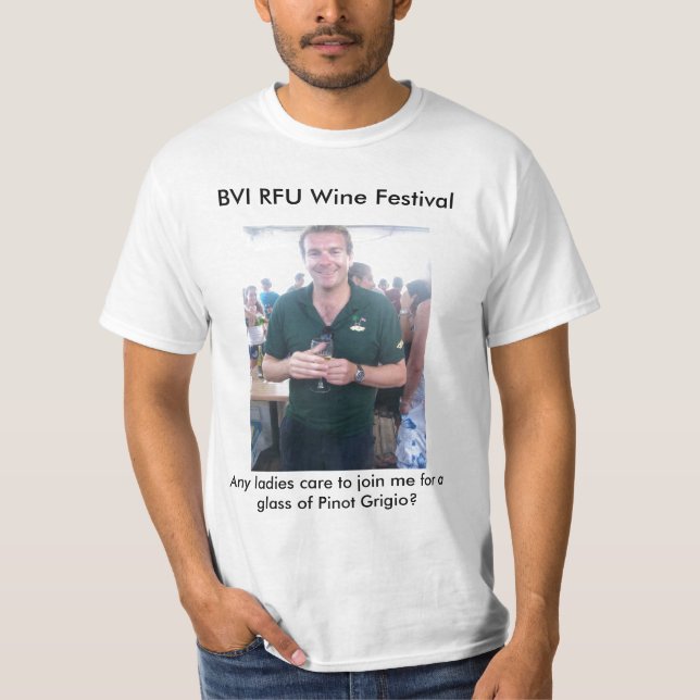 Vinfestival för BVI RFU T Shirt (Framsida)