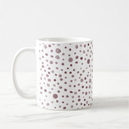 Vinfläckar Vattenfärgspunkter Klassisk Mugg