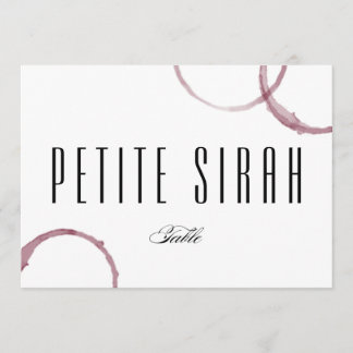 Vinfläckar Vingård Bordkort Nummer Inbjudningar