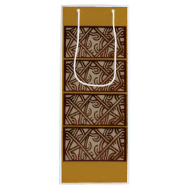 Vinflaska med unik guldförgyllning