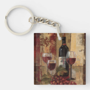 Vinflaska och vinexponeringsglas