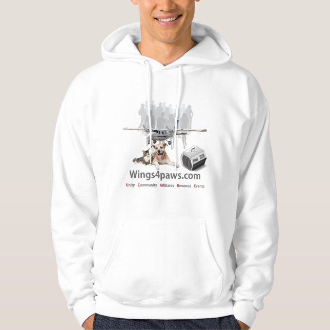 Vingar4tass - Hoodie (Framsida)