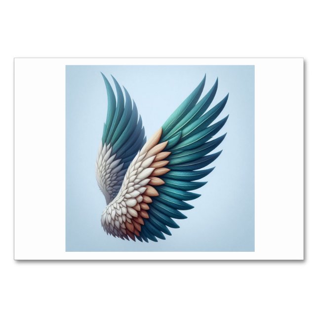 Vingar (羽/は ね) - Japanska Flash-kort Bordsnummer (Framsidan)