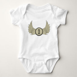 Vingar (1 år) - Baby Jersey Bodykostym T-shirt