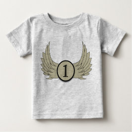 Vingar (ålder 1) - Baby Bra Jersey T-Shirt 