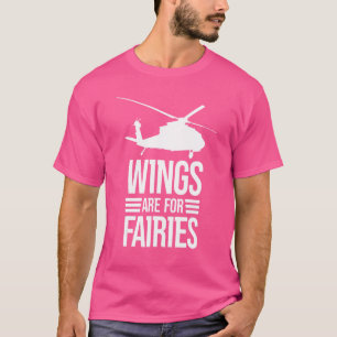 Vingar är till flyghelikopterleverantör t shirt