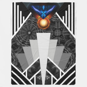 Vingar av blixten Deco Mech Flare Fleece Blanket