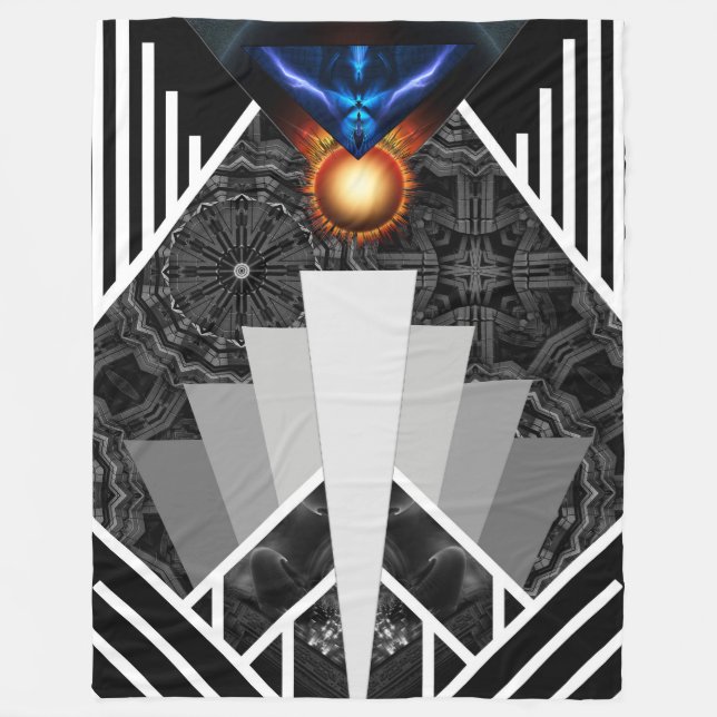 Vingar av blixten Deco Mech Flare Fleece Blanket (Framsidan)