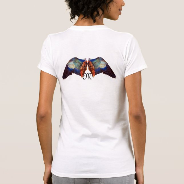 VINGAR AV EN EUROPEISK ROLLER MONOGRAM TEE (Baksida)
