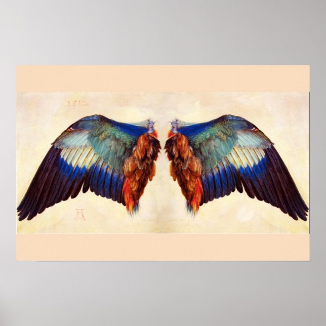 VINGAR AV EN EUROPEISK ROLLER POSTER (Framsidan)
