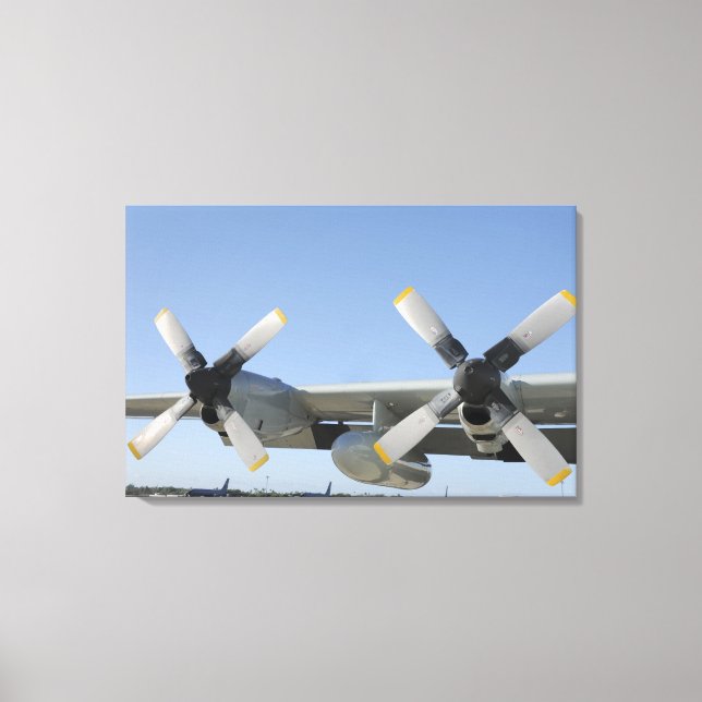 Vingar av en LC-130 Hercules Canvastryck (Framsida)