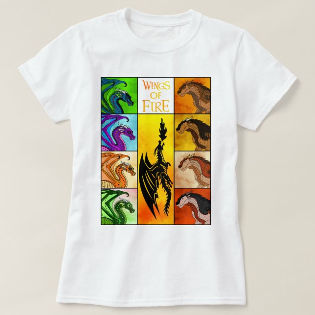 Vingar av Fire Eras Tour Inspired Glory Dragon T Shirt (Design framsida)