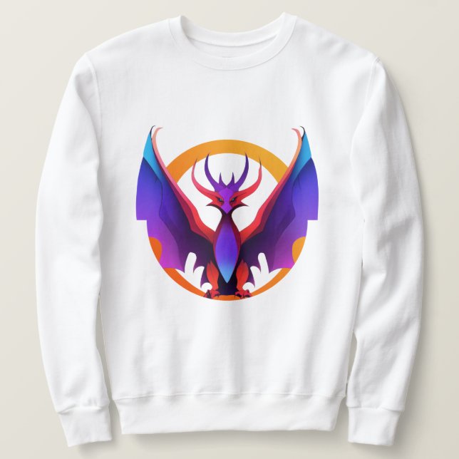 Vingar av Freedom Dragon Sweatshirt Design (Design framsida)