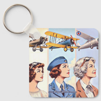 Vingar av hennes egen nyckelkedja nyckelring