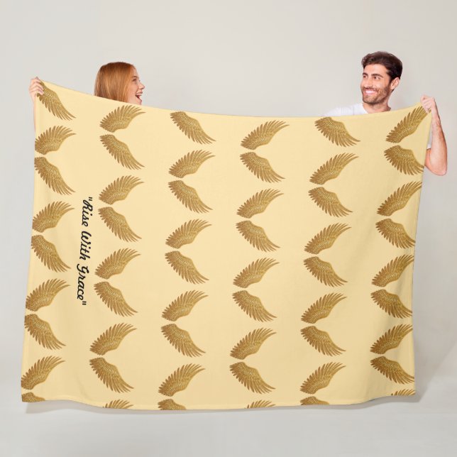 vingar av ljus fleecefilt (På plats)