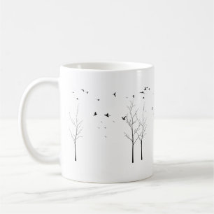 Vingar av lugn – En minimalistisk naturlig reträtt Kaffemugg