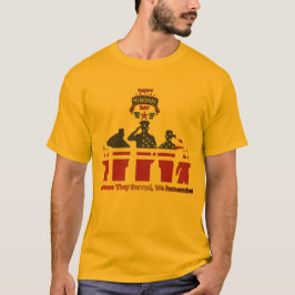 Vingar av minne guld t shirt
