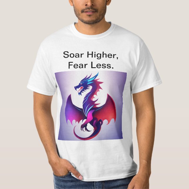Vingar av Valor. Soar Obundet. Frihetens flyg. T Shirt (Framsida)
