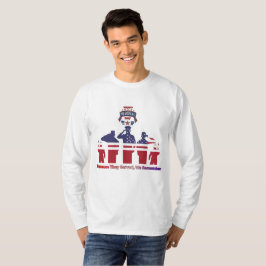 Vingar av vit minnesstund t shirt