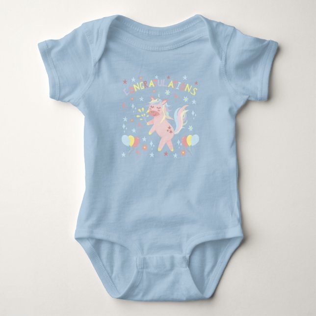 Vingar - Baby Jersey Bodysuit T Shirt (Framsida)