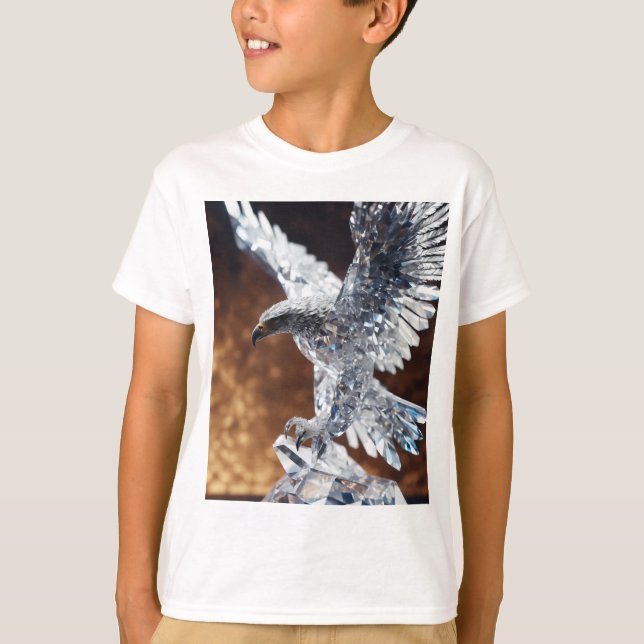Vingar för ändring: Crystal Eagle Transformation T T Shirt (Framsida)