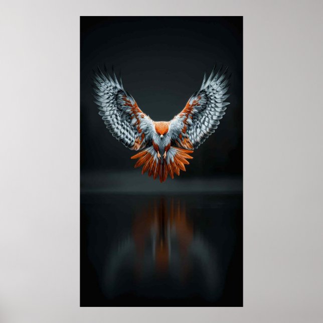 Vingar för brand och skugga poster (Framsidan)