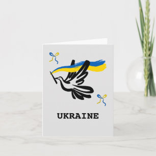 Vingar för fred: Ukraina-kupongkort Kort