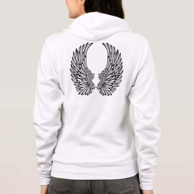 Vingar för Hoodie/för ängel för T Shirt (Baksida)