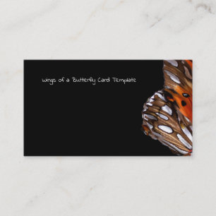 Vingar-foto för Butterfly Business Card-mall Visitkort