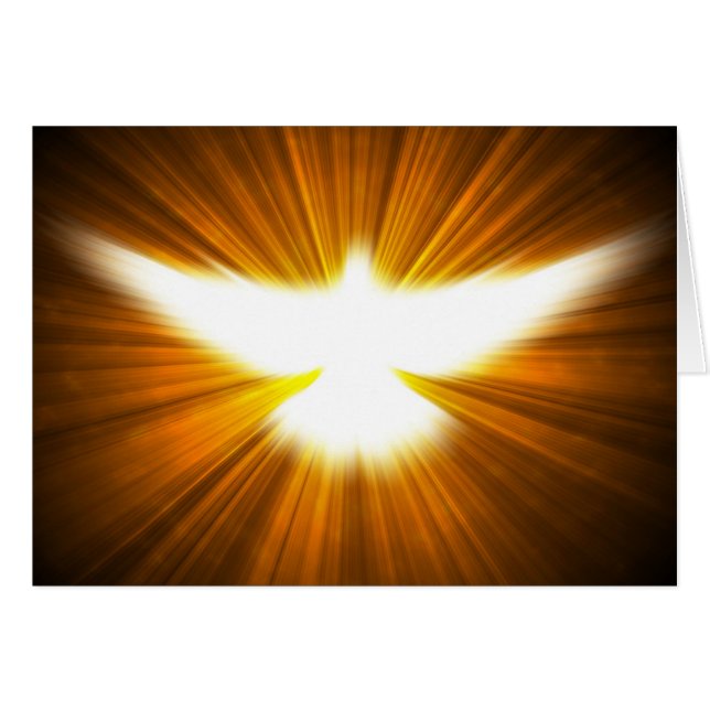 vingar från himlen hälsningskort (Framsidan Horizontal)