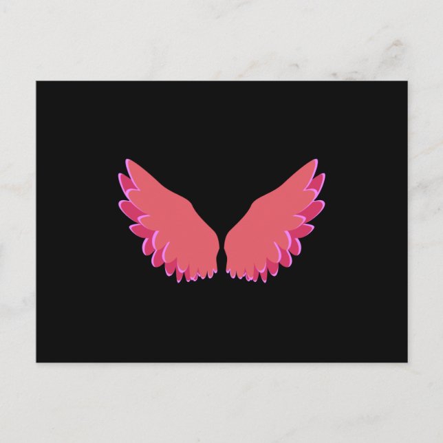 Vingar i Angel Vykort (Framsida)