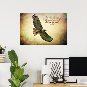 Vingar i en Eagle Poster