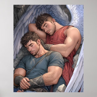 Vingar i Harmony - Masculine Male Fairy Poster