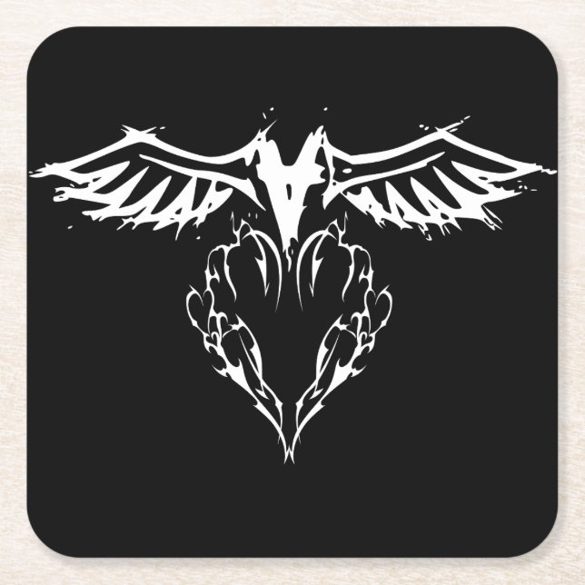 VINGAR i KÄRLEK Underlägg Papper Kvadrat (Framsidan)