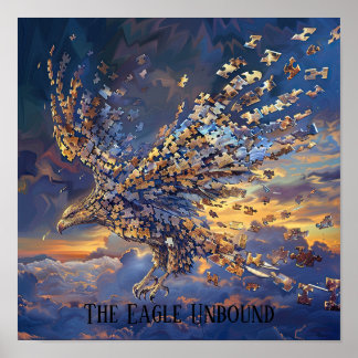 Vingar i Vinden Eagle Puzzle Poster