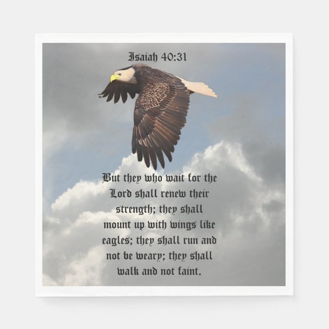 VINGAR LIKSOM EGLES EGLES PAPPERSSERVETT (Framsidan)