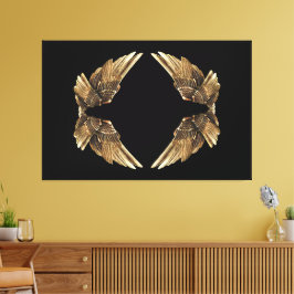 Vingar Motstående mot varandra-bild som skrivs ut Canvastryck