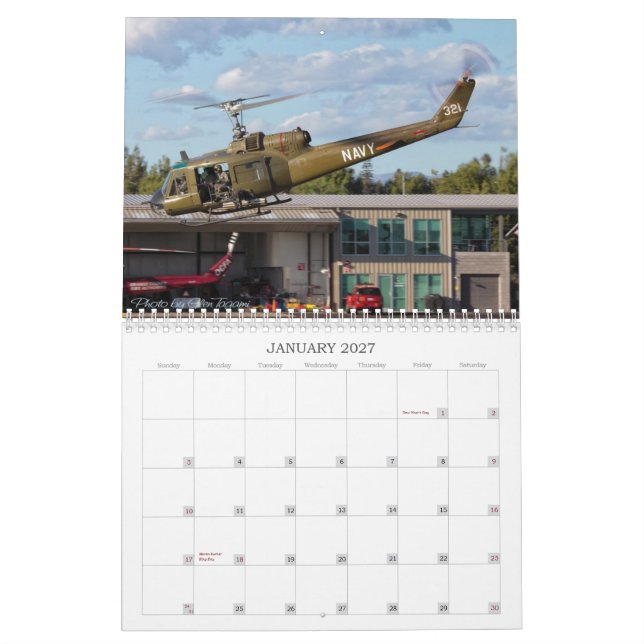 Vingar- och rotorluftmuseum kalender (Jan 2027)