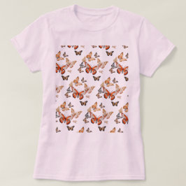 Vingar of Beauty: Women's Butterfly Print T-Shirt
