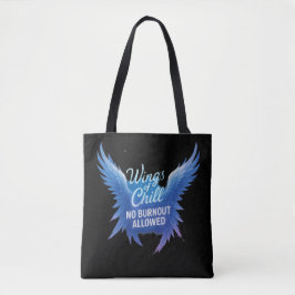 Vingar of Chill Tote Bag - No Burnout Tillåt Tygkasse
