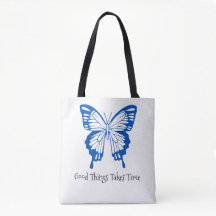 "Vingar of Elegance: Fluttering Beauty Tote"